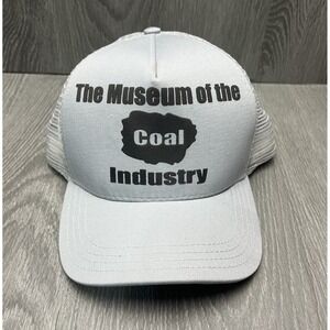 Museum of the Coal Industry Trucker Hat Gray Adjustable Mesh Snapback USA